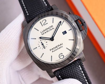 Panerai Stainless Steel Automatic Movement 48*13MM White Face Watch